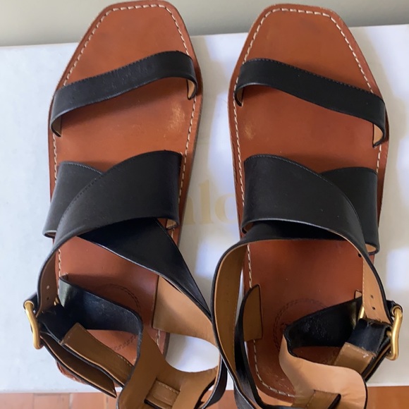 Chloe Virginia Flat Sandal - Picture 2 of 10